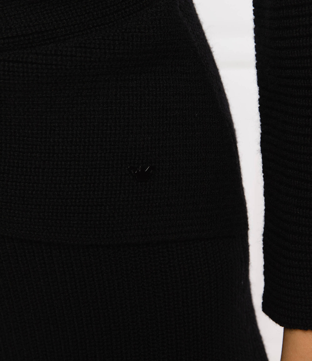 хлопковое платье Emporio Armani - черный(6K2AT7 2M07Z)