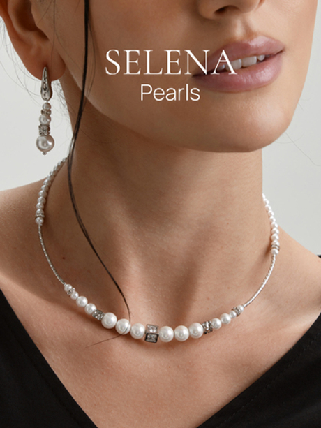 91003664 Колье Selena Pearls