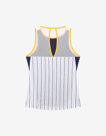 Женский топ теннисный Australian Ace Vest With Print W - небесный