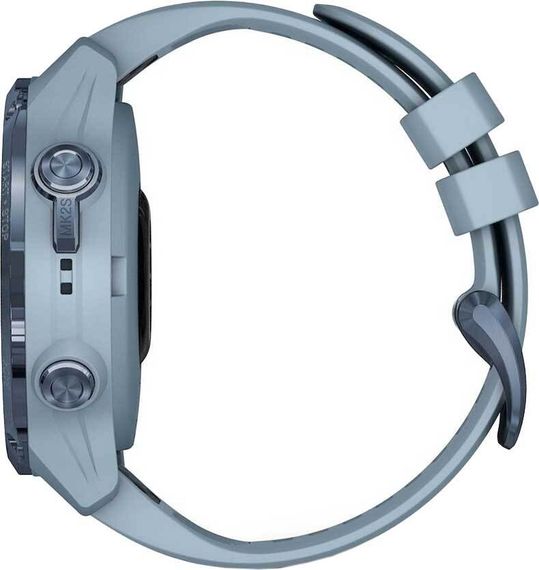 Умные часы - дайвинг компьютер Garmin Descent MK2s голубой корпус c силиконовым ремешком цвета морской пены