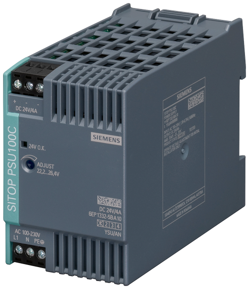 SITOP PSU100c 24 v/4 a стабилизированный блок питания, SIEMENS 6EP1332-5BA10