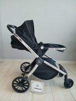 Коляска модульная  3в1 Baby shell (Black/Silver Chrome BBS-007)