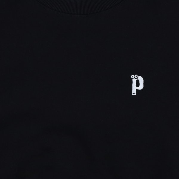 Свитшот Postaments P Logo (black) артикул:zKhhzzSZi3VELzHcnPb9Z0 - купить в магазине Дайс
