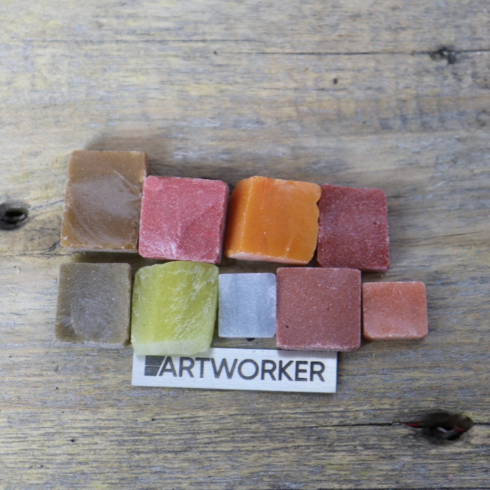 Цветная колотая смальта в ярких цветах, советская