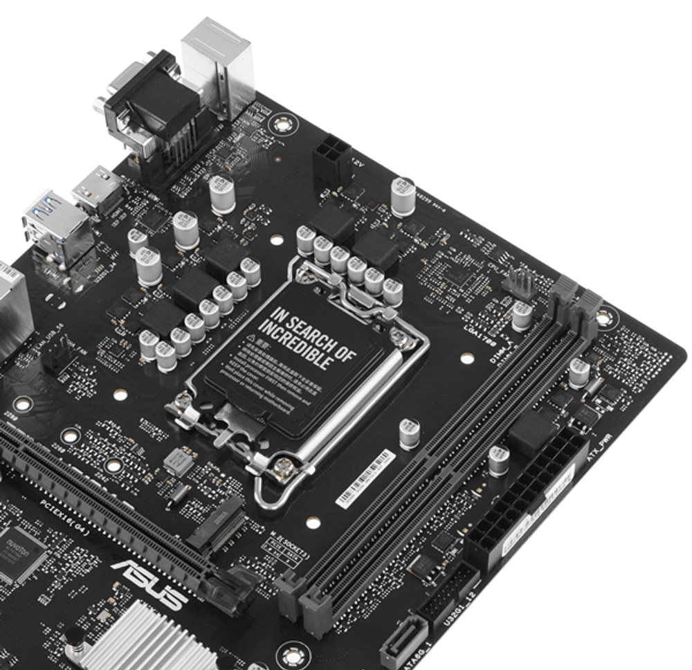 Материнская плата ASUS PRIME  H610M-R-SI, LGA1700 2xDDR5 4xSATA3 M.2 1xVGA 1xHDMI 1xDP mATX