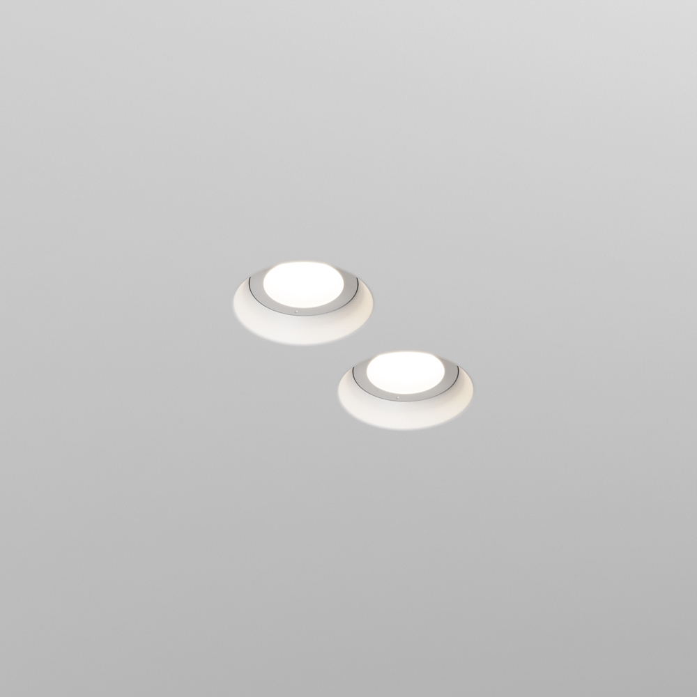 Встраиваемый светильник Intro 2.0 Straight GU10 x 9Вт DL137-GU10-W