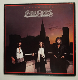 Винтажная виниловая пластинка LP Bee Gees Living Eyes (France 1981)