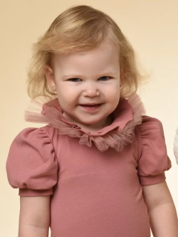 Боди с декоративным воротничком