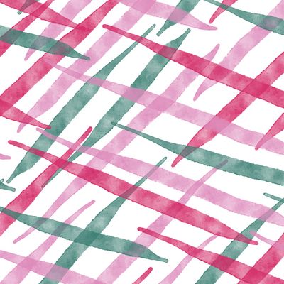 Акварельный принт с диагональными полосами