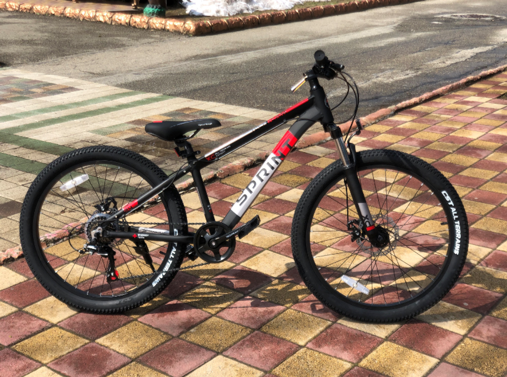 Велосипед TechTeam Sprint 24"х13" черный