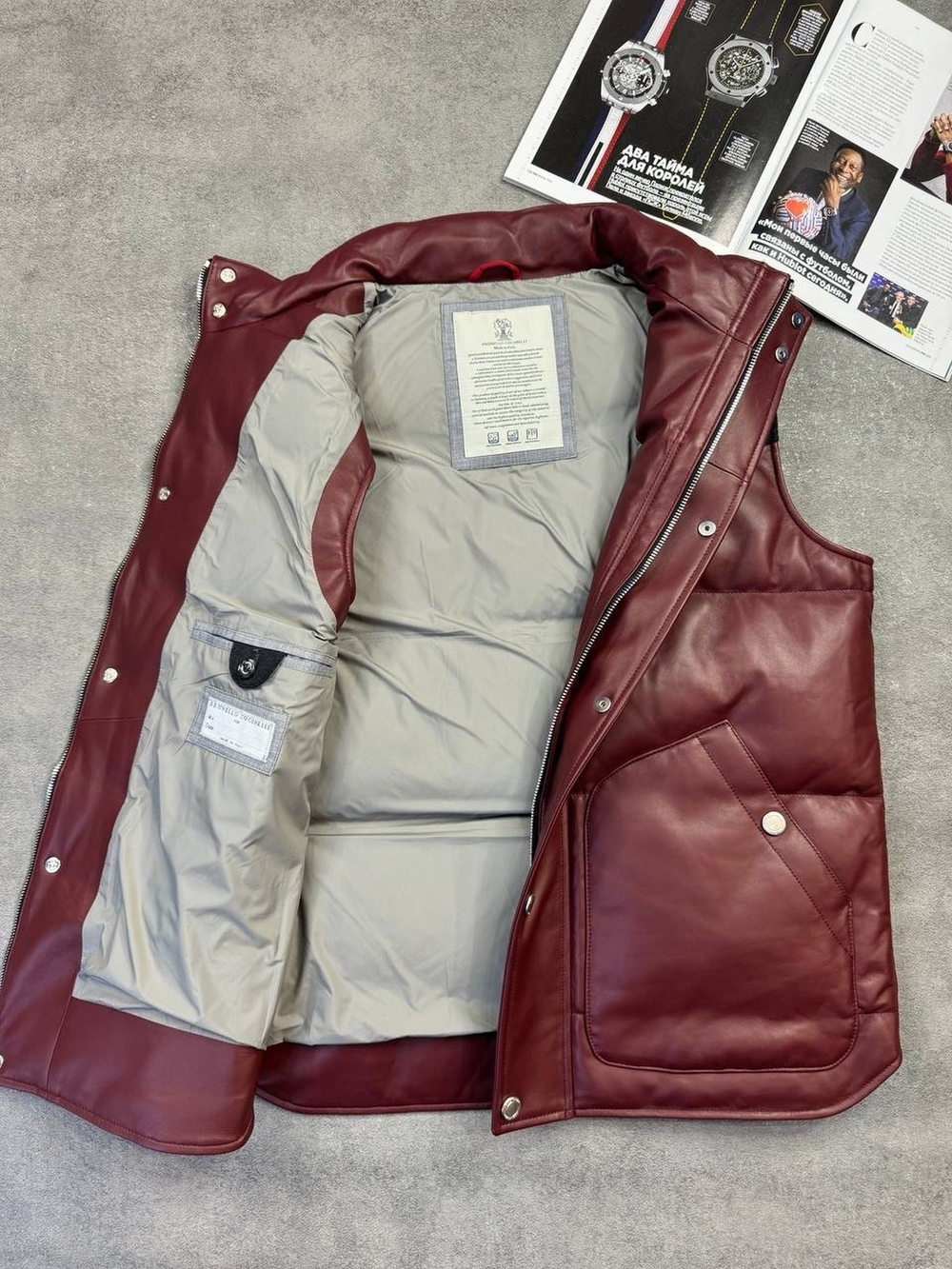 Пуховый жилет Brunello Cucinelli