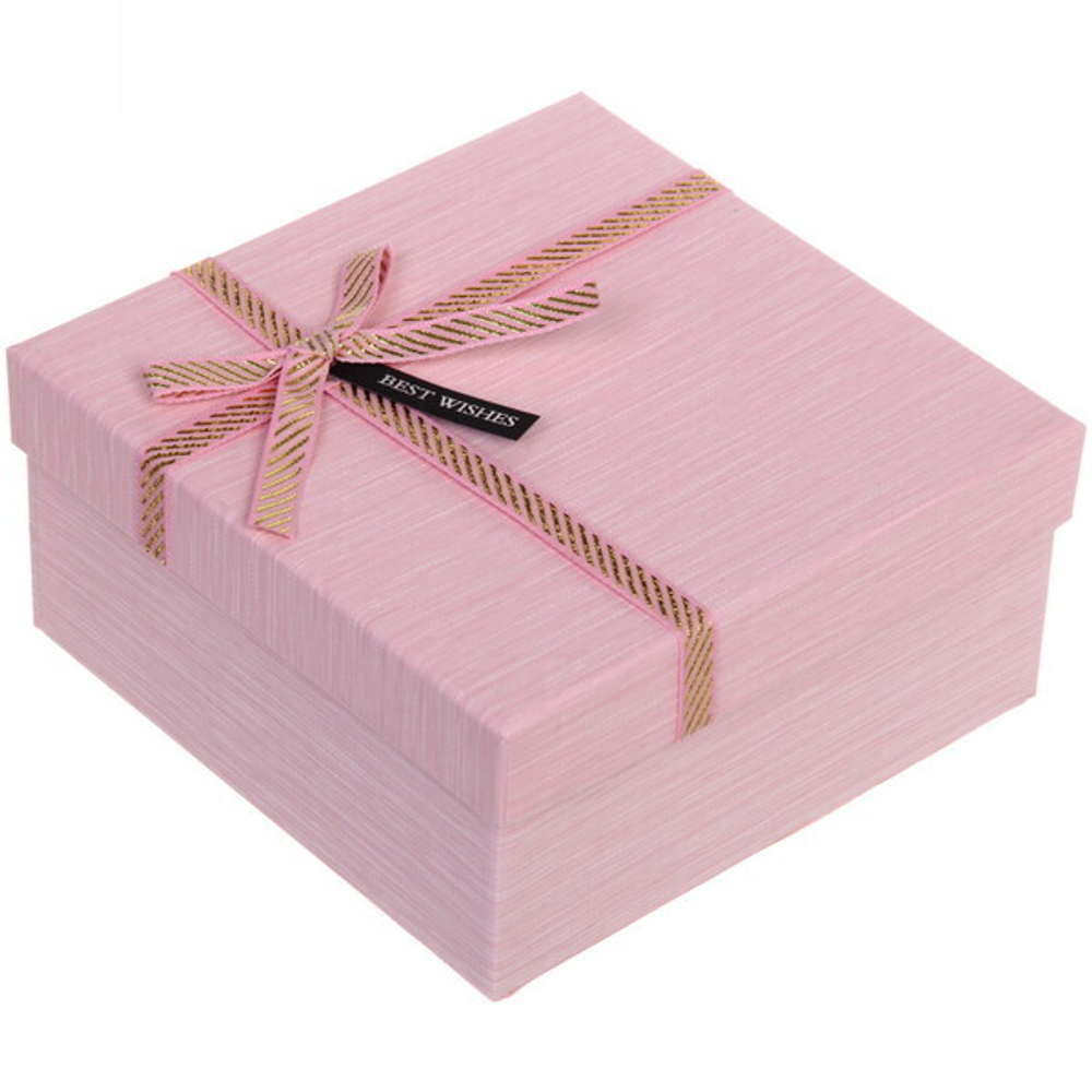 Коробка подарочная «Страсть» , цвет розовый, 17*17*8 см