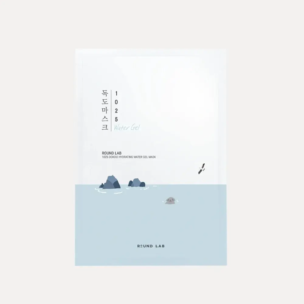 ROUND LAB Набор глубокоувлажняющих тканевых масок с морской водой 1025 Dokdo Hydrating Water Gel Mask Sheet (10 шт.)