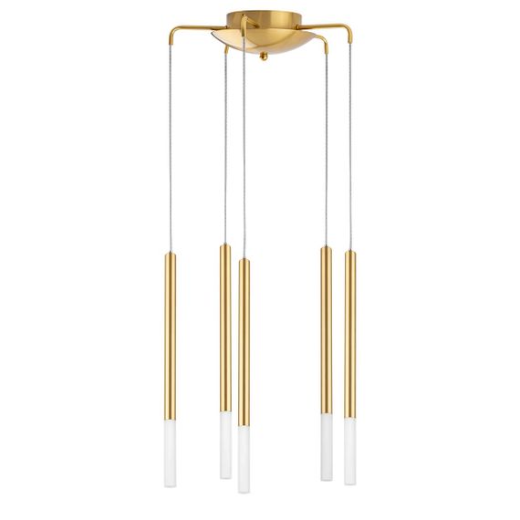 Комплект с подвесной люстрой Lightstar Tubo (574723+747143 (5шт) L5T747143