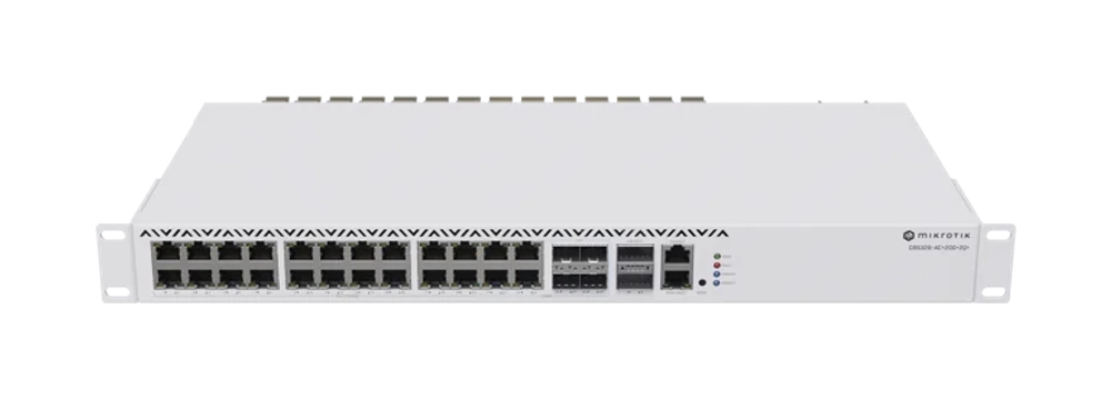 MikroTik CRS326-4C+20G+2Q+RM управляемый коммутатор 2.5G с SFP+