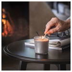 Свеча ароматическая IKEA ENSTAKA (ЭНСТАКА), Костер, Серый, 20 часов