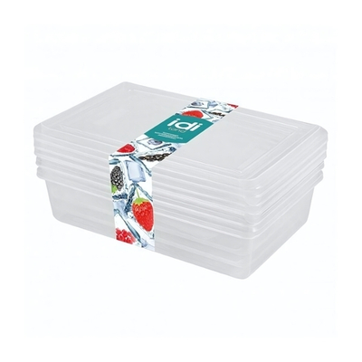 Комплект контейнеров для заморозки "Asti" прямоугольных 0,75л х 3 шт. (бесцветный)