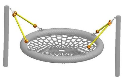 Гнезда на растяжках