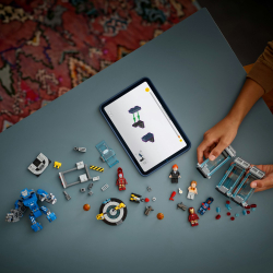 Конструктор LEGO Marvel Super Heroes 76315 Лаборатория Железного человека: Оружейная комната — фото 14