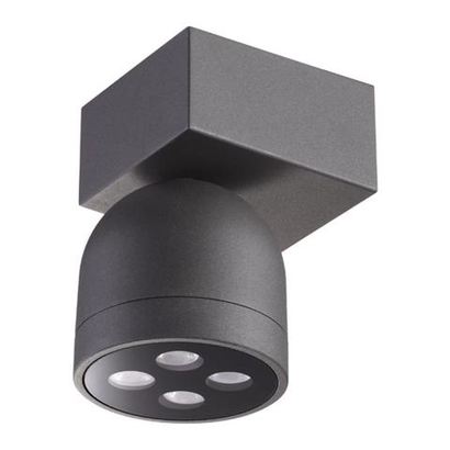 Накладной светодиодный светильник 358113 STREET NT19 160 темно-серый IP65 LED 3000К 10W GALEATI