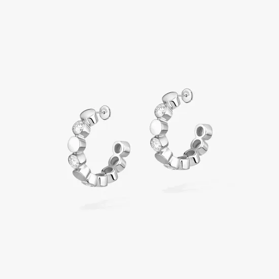 Messika D-Vibes mini hoop earrings