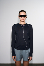 Лонгслив Nothomme Blue Monte Frog Breath Off-Road Longsleeve "Distant Mountains in Haze" Women’s