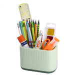 Подставка-стакан для канцтоваров Alingar, пластиковая, овальная, 14 см * 7 см, цвет мятный