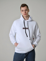 Купить худи мужское белое провинция