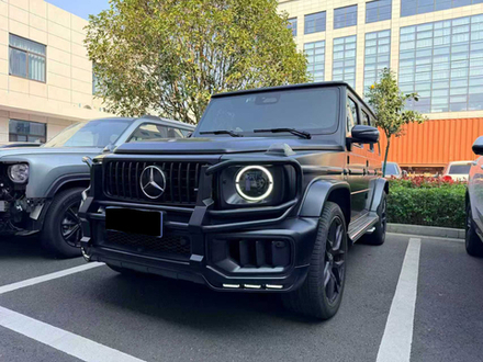 Губа переднего бампера со светом для Mercedes-Benz G-Class W465 G63 G500 G450d 2025+ гелик гелентваген обвес свет фары