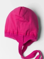 Шапка для девочки на осень с манишкой