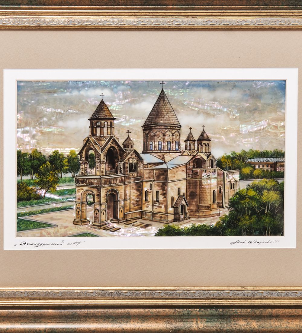 Народные промыслы ШК-55/250-01 Панно «Эчмиадзинский собор»