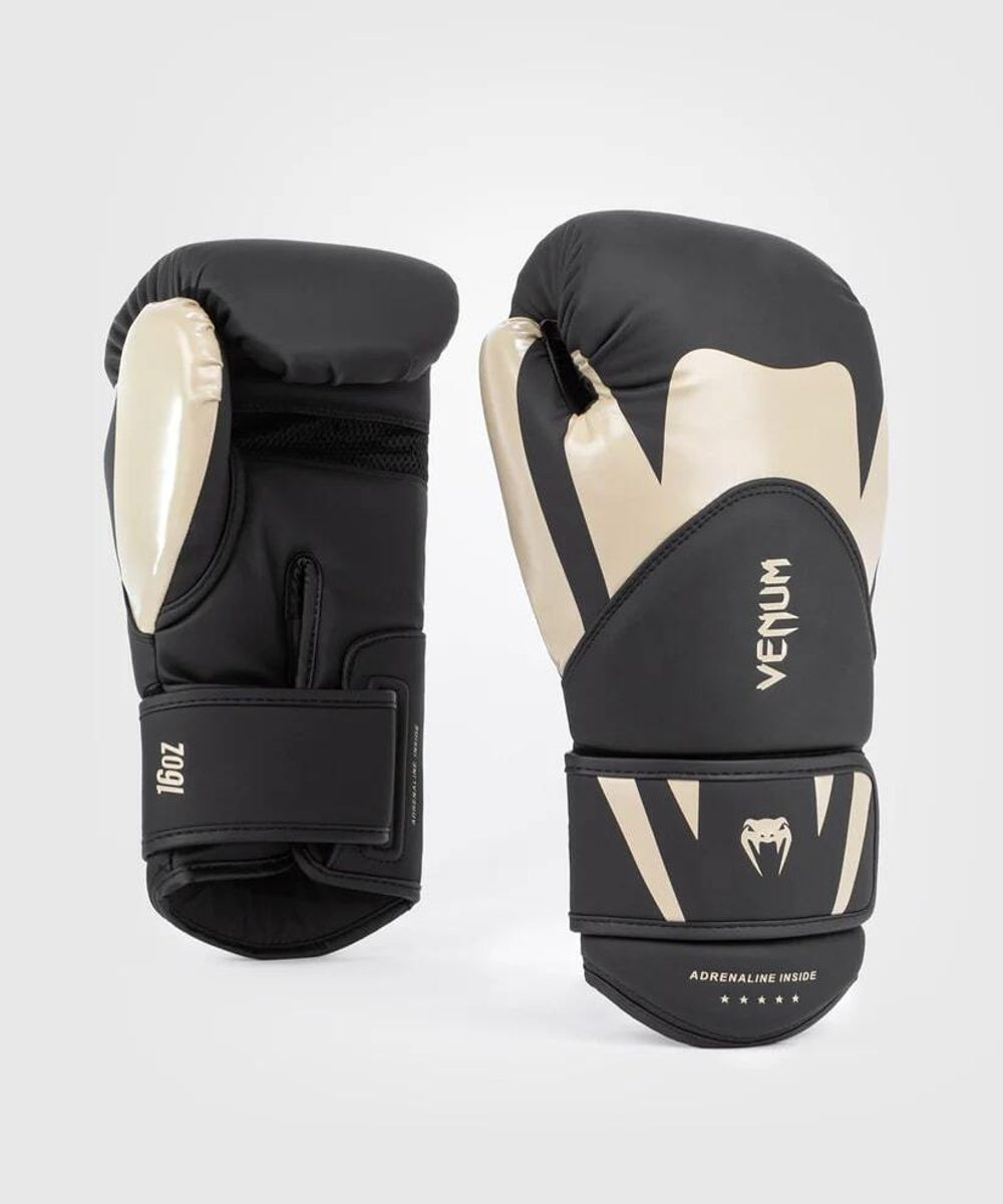 Перчатки боксерские Venum Challenger 4.0 Black/Beige