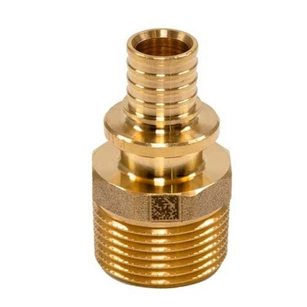 Переходник НР 25-R1/2" DZR латунь Рехау