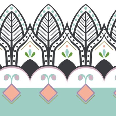 pattern ethnic motifs geometric seamless textile ornament