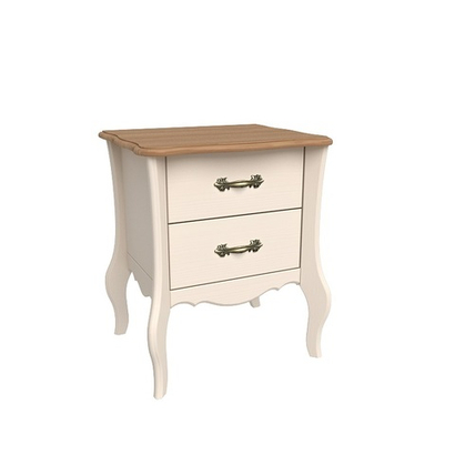 Тумба прикроватная «Прованс» бежевый воск/антик