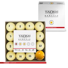 Шары TAO-MI GENESIS 67 мм Желтый биток с точками