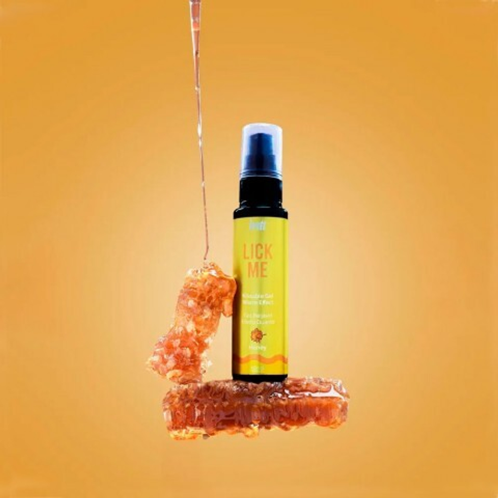 Гель со вкусом мёда LICK ME с согревающим эффектом от INTT 50 мл