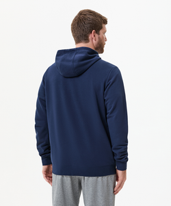 Худи на молнии ESSENTIAL Cotton Zip Hoodie, темно-синий