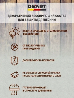 Краска для древесины и мебели белая полупрозрачная