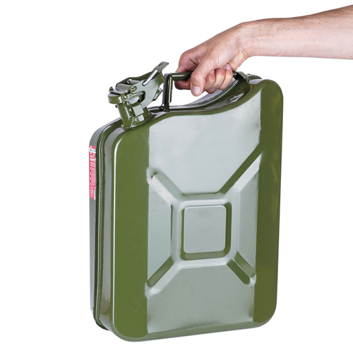 Канистра металлическая 10л Vares с зажимной крышкой