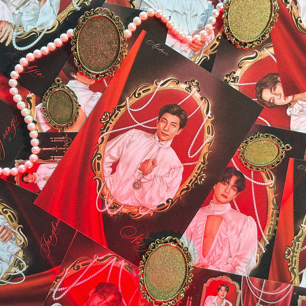 Арт принт / Akedavr / BTS / сет "Immortality" (8 шт)