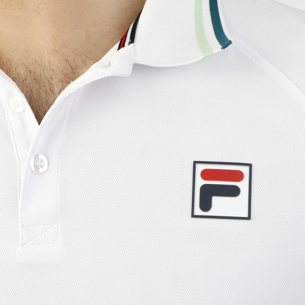 Мужское теннисное поло Fila Marvin Polo Men - White
