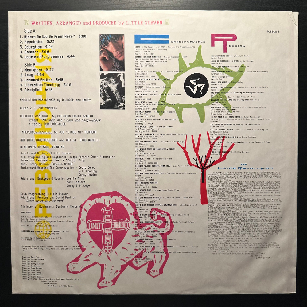 Little Steven - Revolution (Европа 1989г.)