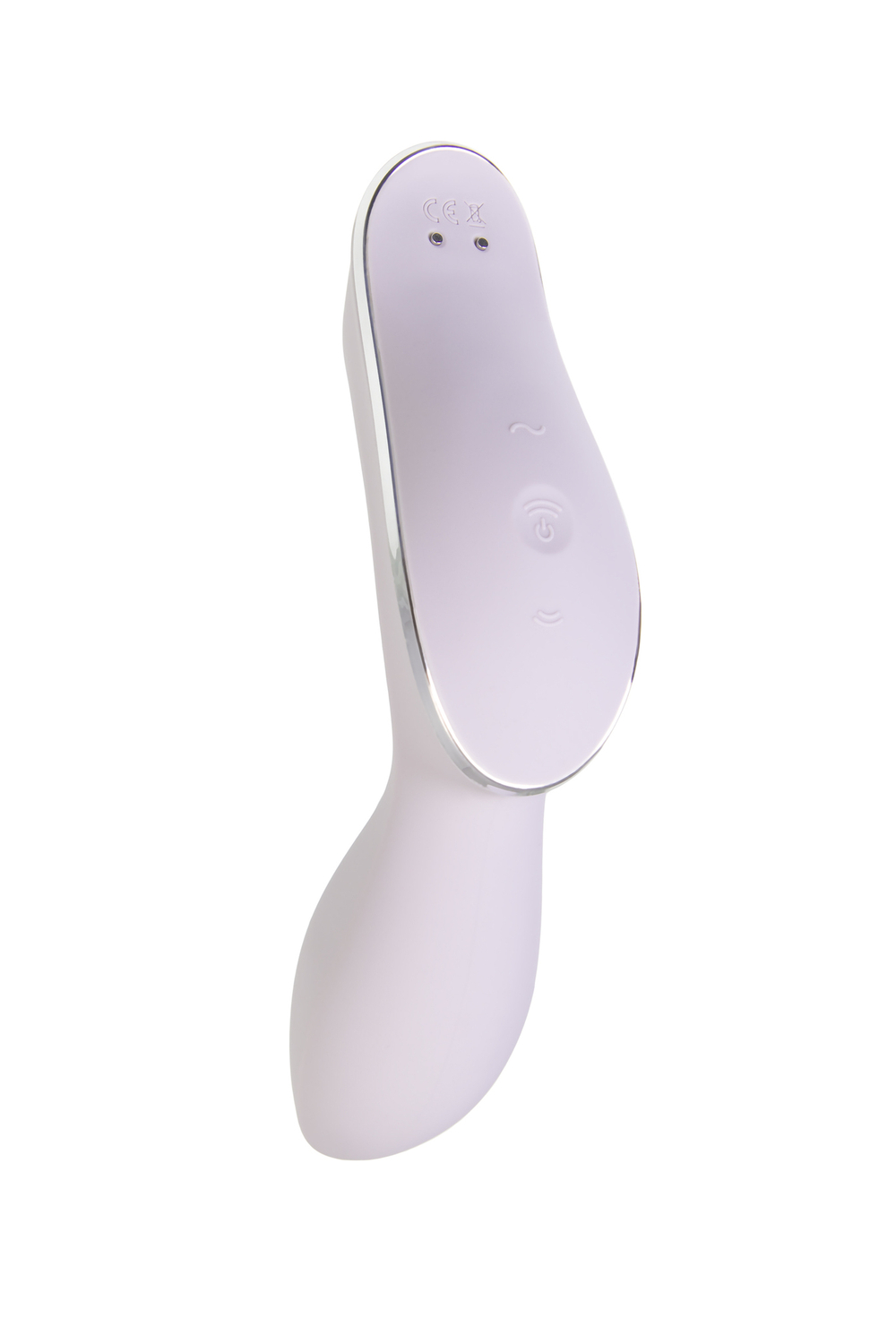 Вакуумный стимулятор клитора с вибрацией Satisfyer Curvy Trinity 2, сиреневый, 17,4 см