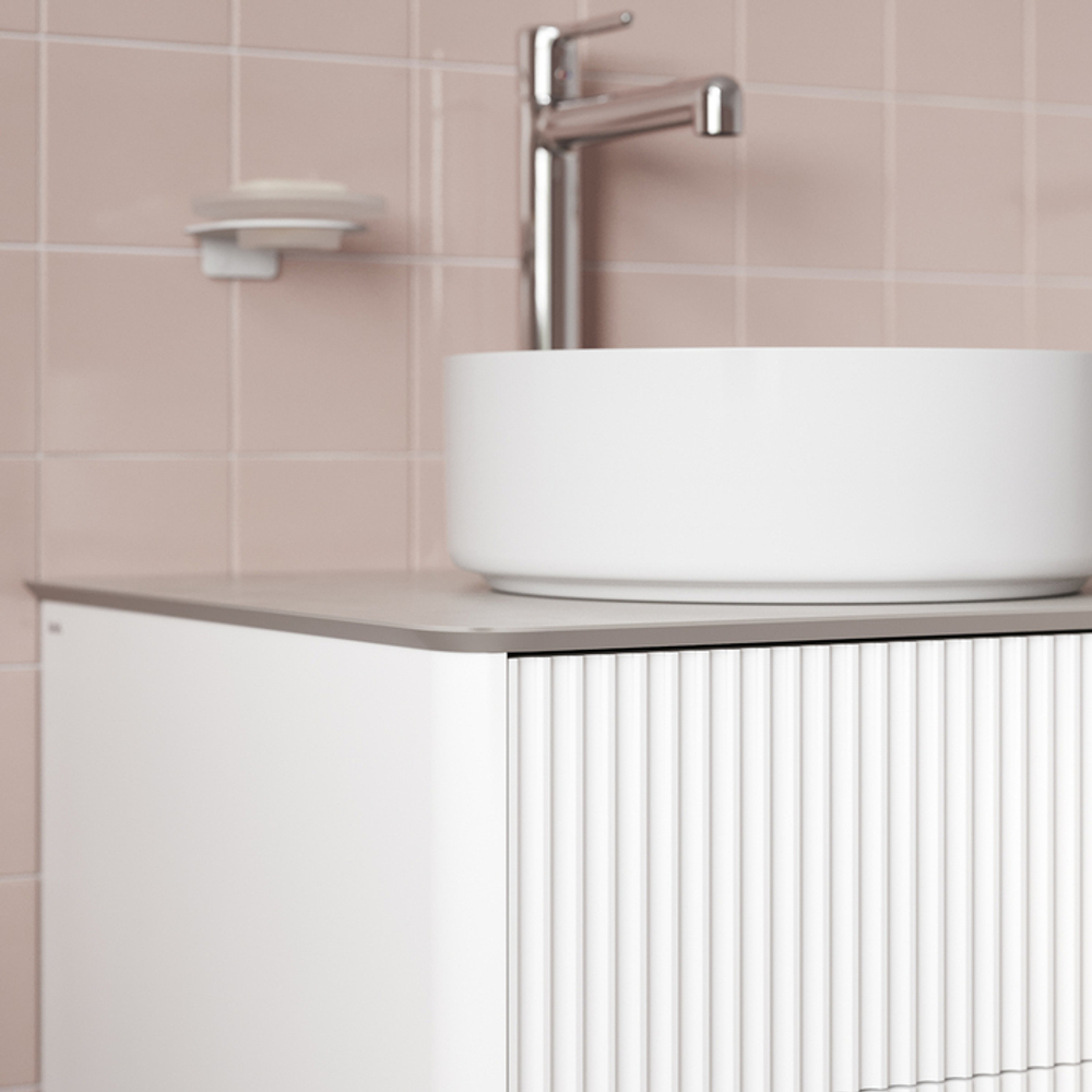 Столешница IDDIS Optima Home, керамогранит, 120 см, cветло-серый бетон, OPH12W0i89