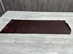 Спилок Миссури цв. Шоколад, толщ. 0,8-1,2 мм, ОТРЕЗЫ