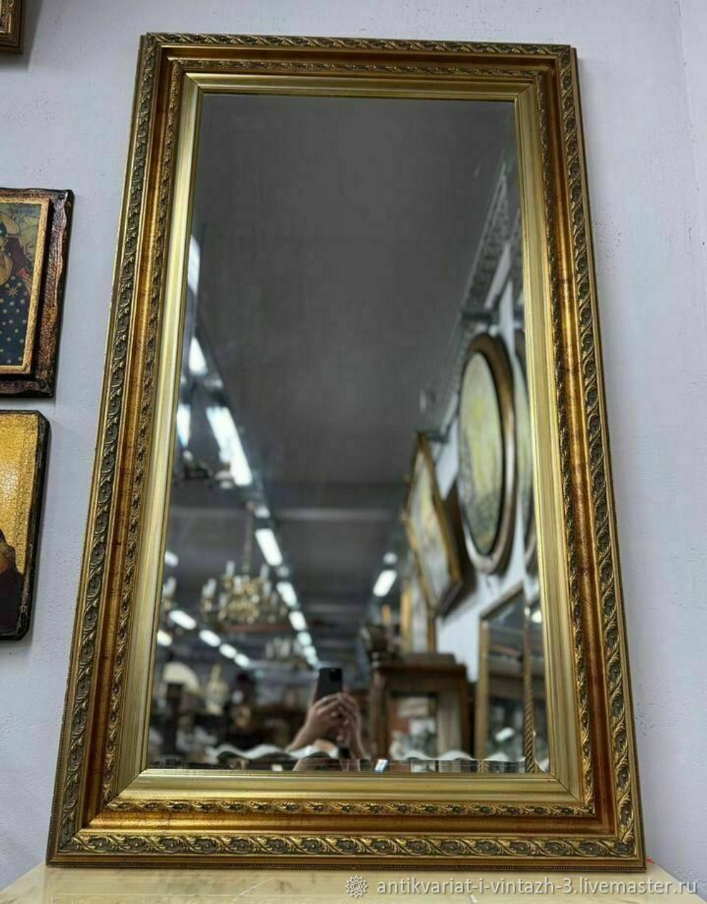 Зеркало настенное винтажное