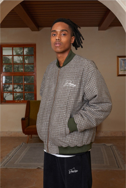 Бомбер DONSMOKE Plaid Bomber Jacket