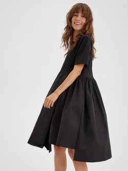 Комбинированное платье