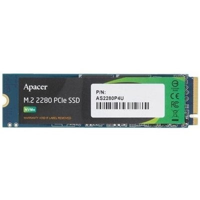 SSD диск Apacer SSD M.2 256Gb PCIe Gen3x4, R3500/W1200 Mb/s, MTBF 1.8M, 3D NAND, NVMe AP256GAS2280P4U-1